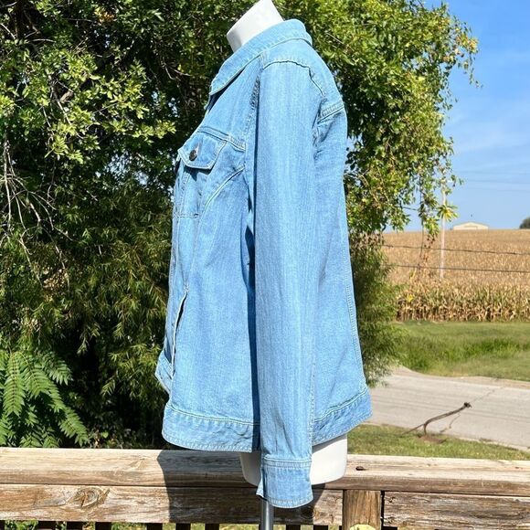 Christoper & Banks Trucker Style Denim Jacket Size 2X - Picture 6 of 6